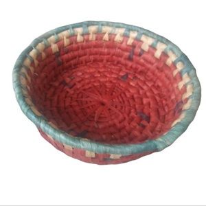 VINTAGE Woven Watermelon Basket